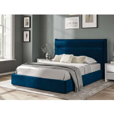 Fabric Bed Collection Blue 4