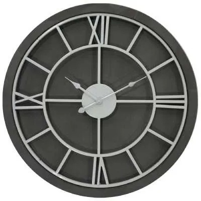 Williston Grey Wall Clock