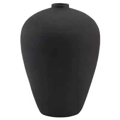 Matt Black Tall Astral Vase