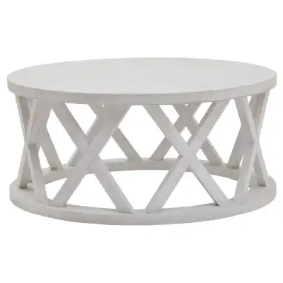 Stamford Plank Collection Round Coffee Table