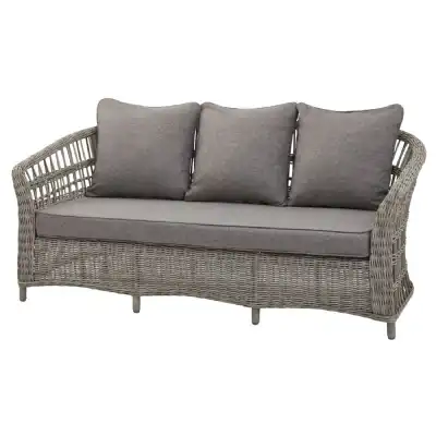 Palma Collection Outdoor Wicker Three Seater Sofa