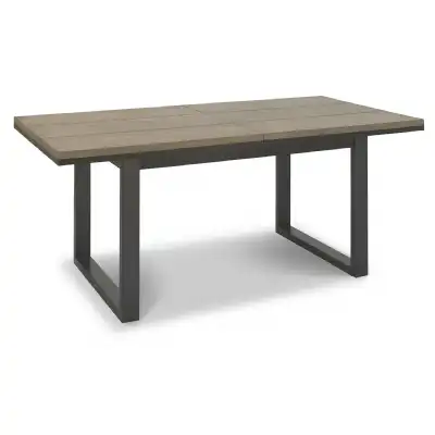 Weathered Oak Extending Dining Table 6 to 8 Seater