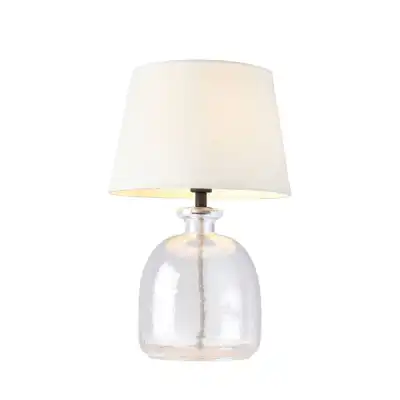 Table Lamp Clear Ivory