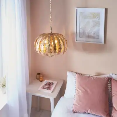 Gold Painted Finish Pendant Ceiling Lighting