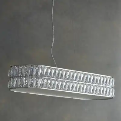 Crystallise Dining 5 LED Pendant Light