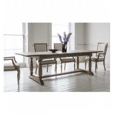 Extra Large Wooden Extending Dining Table 200 to 250cm