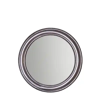 Round Mirror Pewter