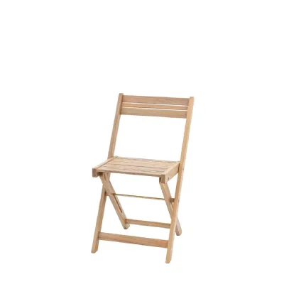 Folding Chair Natural 2pk