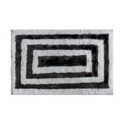 Black And White Large Rug