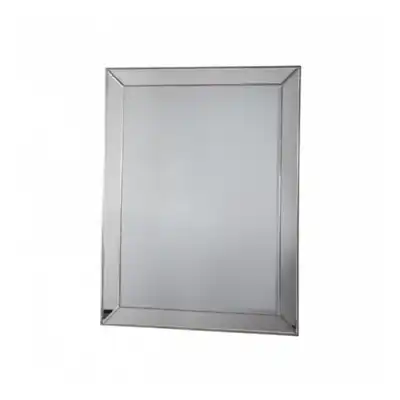 Silver Rectangular Wall Mirror