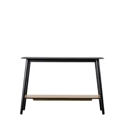 Console Table with Shelf