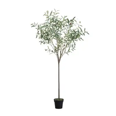 Artificial Green Olive Tree Plant in Pot