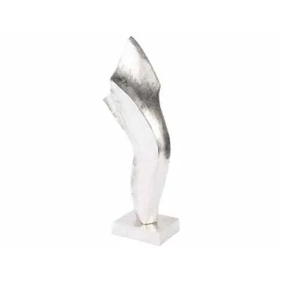 Silver Wave Aluminium Sculpture