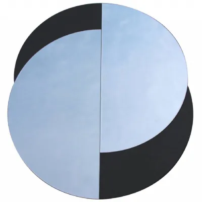 Clear Glass Eclipse Wall Mirror