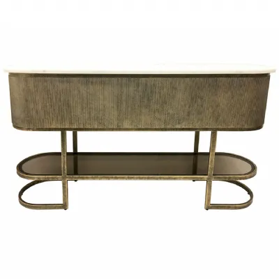 Belvedere Large Console with shelf 140x35x80