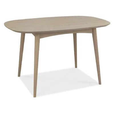 Scandi Oak Small 4 Seater Dining Table