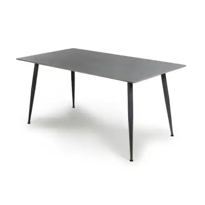 Grey Sintered Stone 160cm Dining Table
