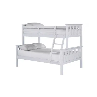 White Pine Wooden 3ft And 4ft 6in Kids Bunk Bed