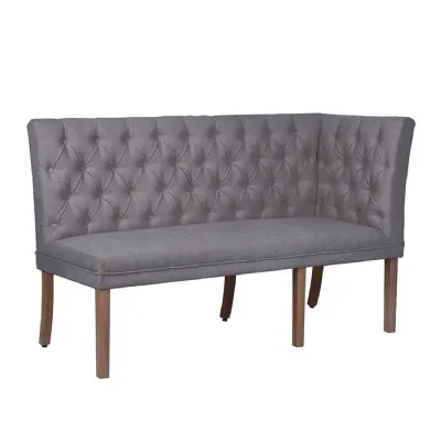 The Chair Collection Corner Bench Part 2 (lefthand) Grey