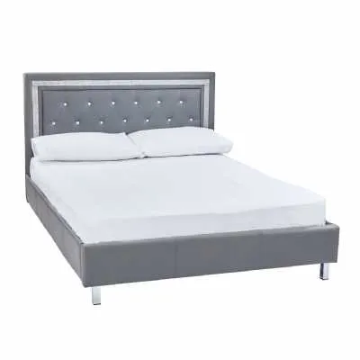 Crystalle 4.6 Double Bed Grey