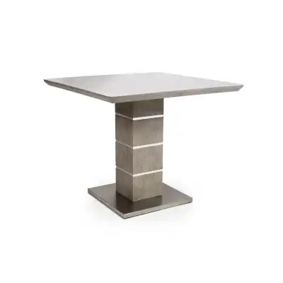 Grey Concrete Top 90cm Square Dining Table