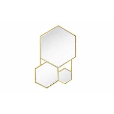 Ezra Hexagonal Mirror