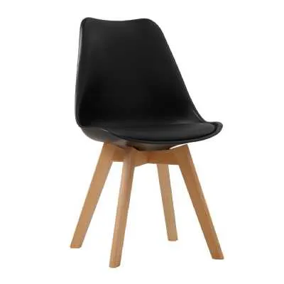 Louvre Chair Black (pack Of 2)