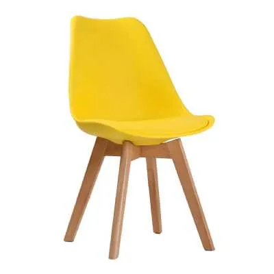 Louvre Chair Yellow (pack Of 2)