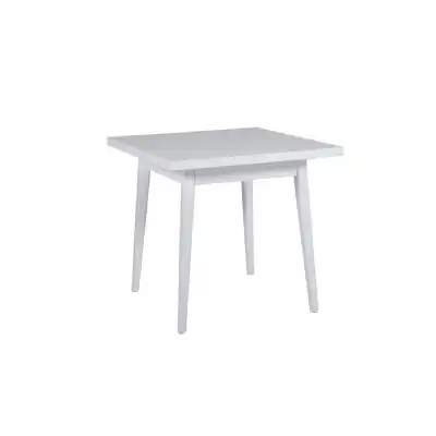 White Dining Table 80cm Square