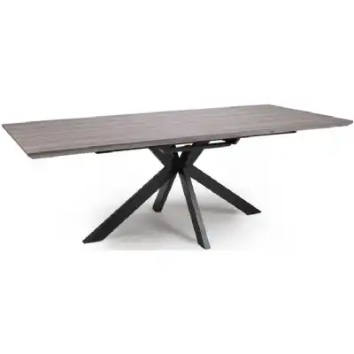 Grey Oak Top Large 180 to 220cm Extending Dining Table