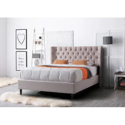 Mayfair 4'6" Bed Champagne