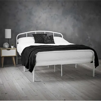 Milton 4.0 Small Double Bed White