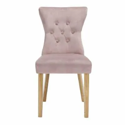 Naples Dining Chair Blush Pink (pack Of 2)