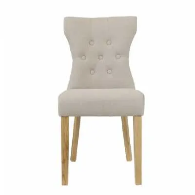 Naples Dining Chair Beige (pack Of 2)