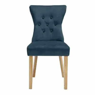 Naples Dining Chair Peacock Blue (pack Of 2)
