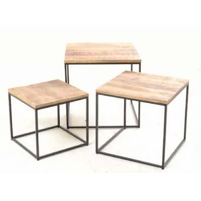 Square Nest Of 3 Tables