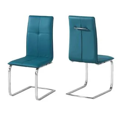 Opus Chair Teal (pack Of 2)
