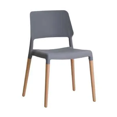 Riva Chair Grey (pack Of 2)