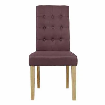Roma Chair Plum (pack Of 2)