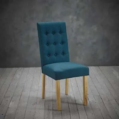 Roma Chair Teal (pack Of 2)