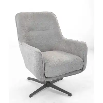 Steel Grey Swivel Chair