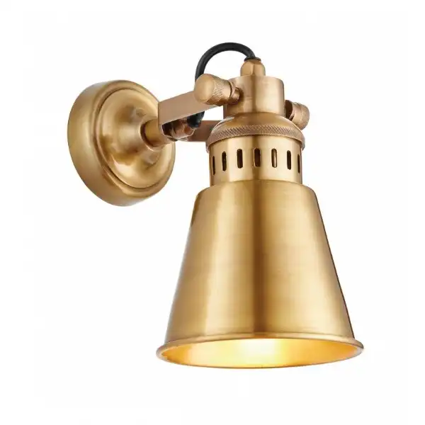 Wall Light Antique Brass
