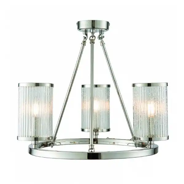 Silver 3 Ceiling Wall Light