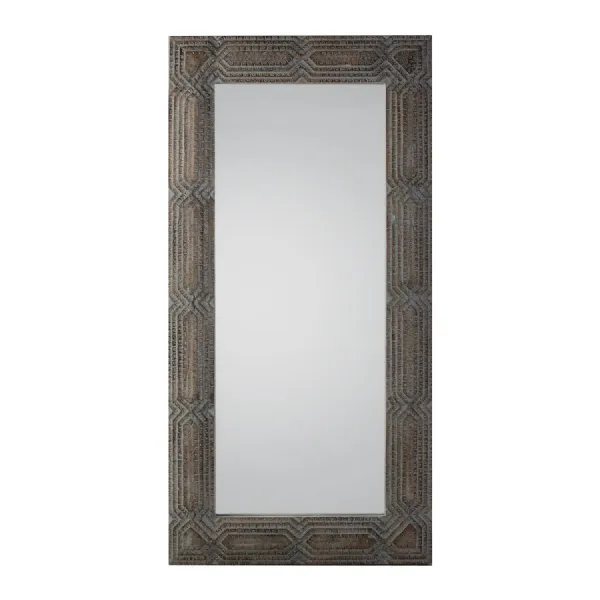 Decorative Wooden Framed Rectangular Leaner Mirror
