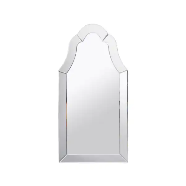 Wide Curved Arched Frame Wall Mirror