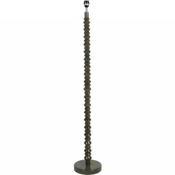 Lacquer Floor Lamp Base Olive