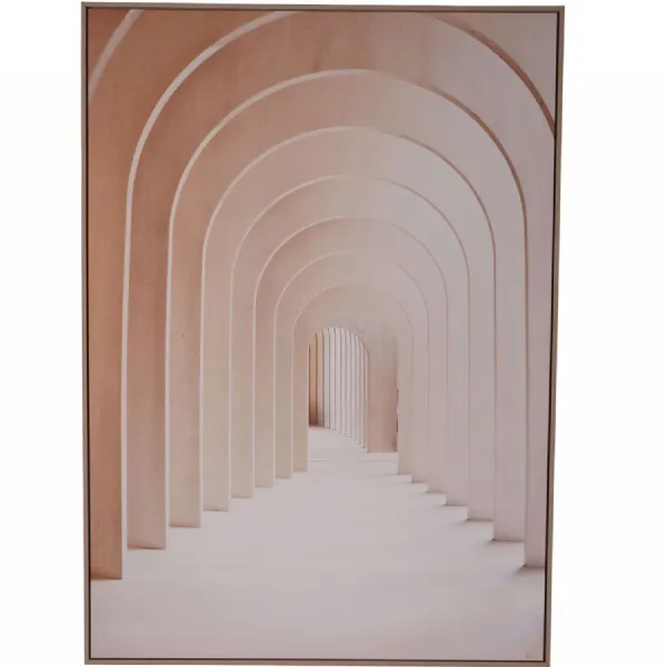 Distant Arches Framed Canvas