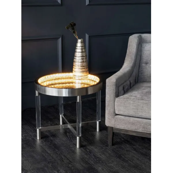 Davenport LED Illuminated Side Table 60cm