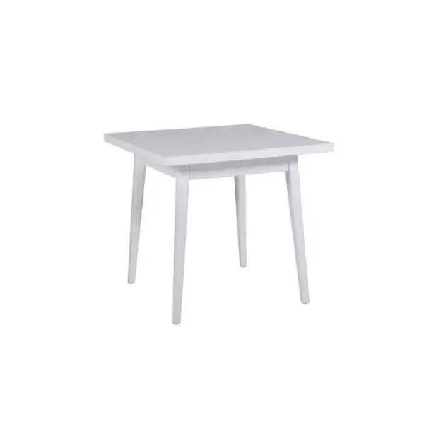 White Dining Table 80cm Square