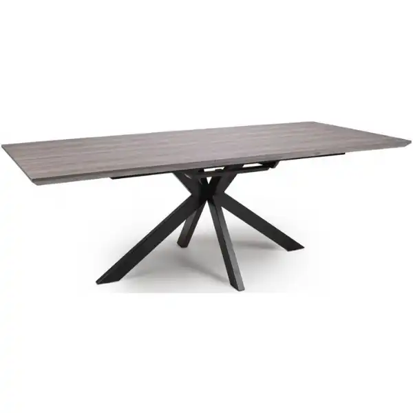 Grey Oak Top Large 180 to 220cm Extending Dining Table